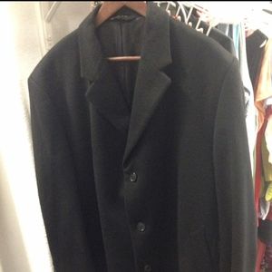 Cashmere Three-Quarter Length Topcoat